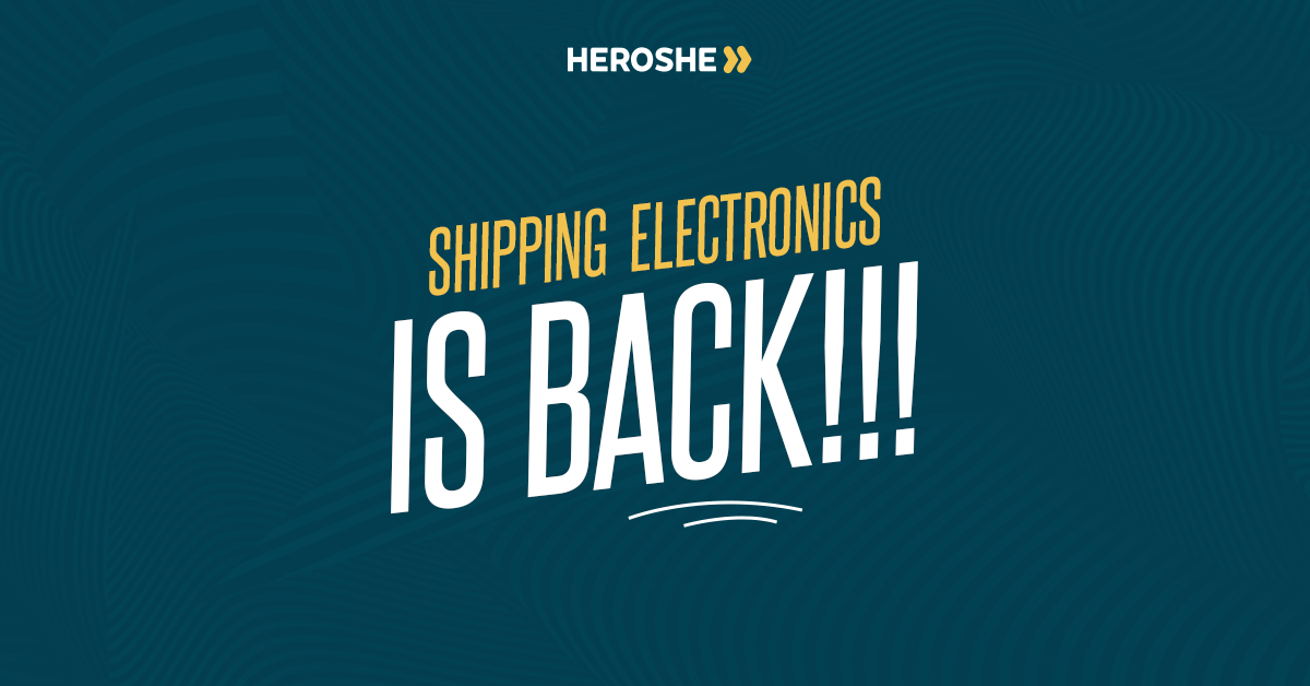 Shipping Electronics is Back!!!