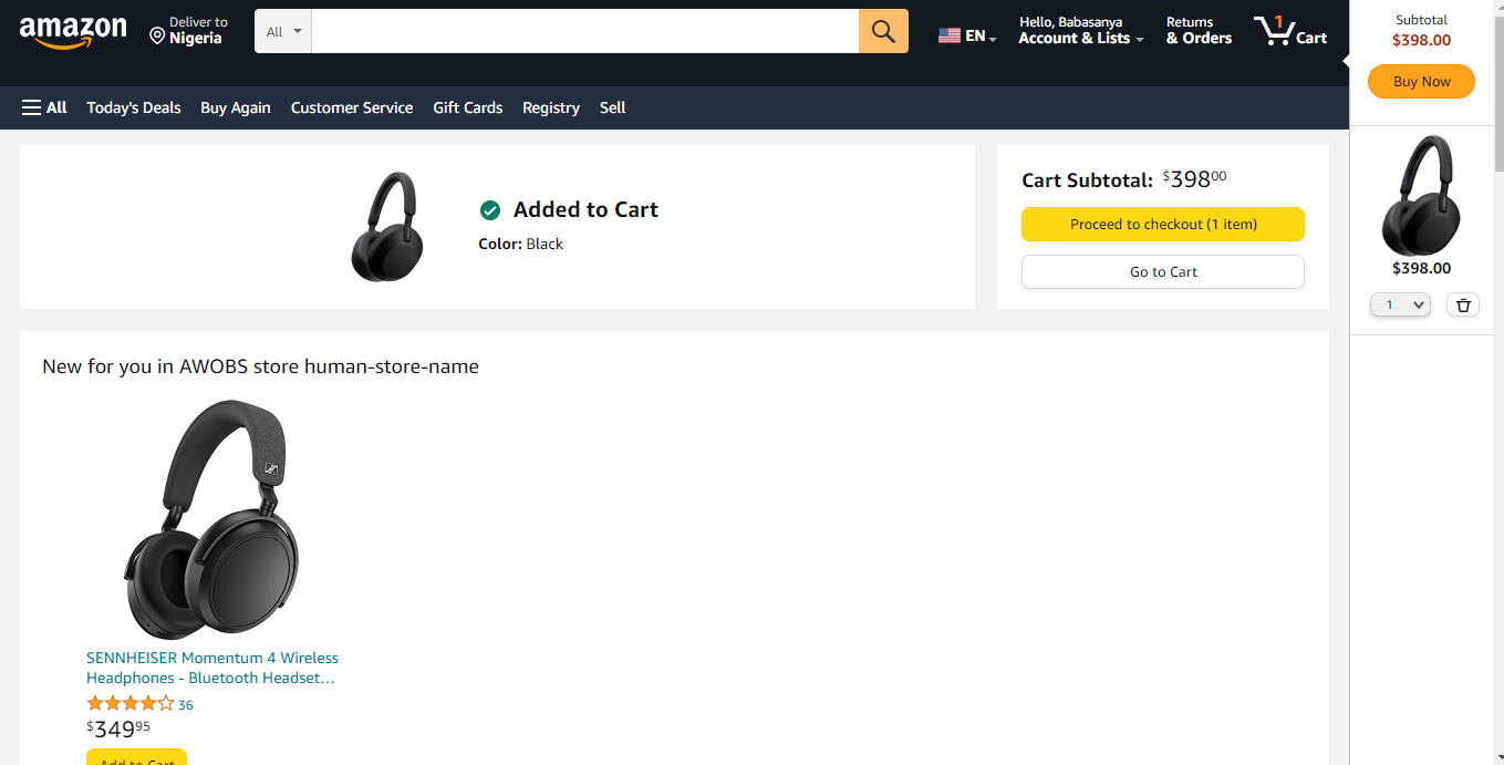 How to buy items on Amazon