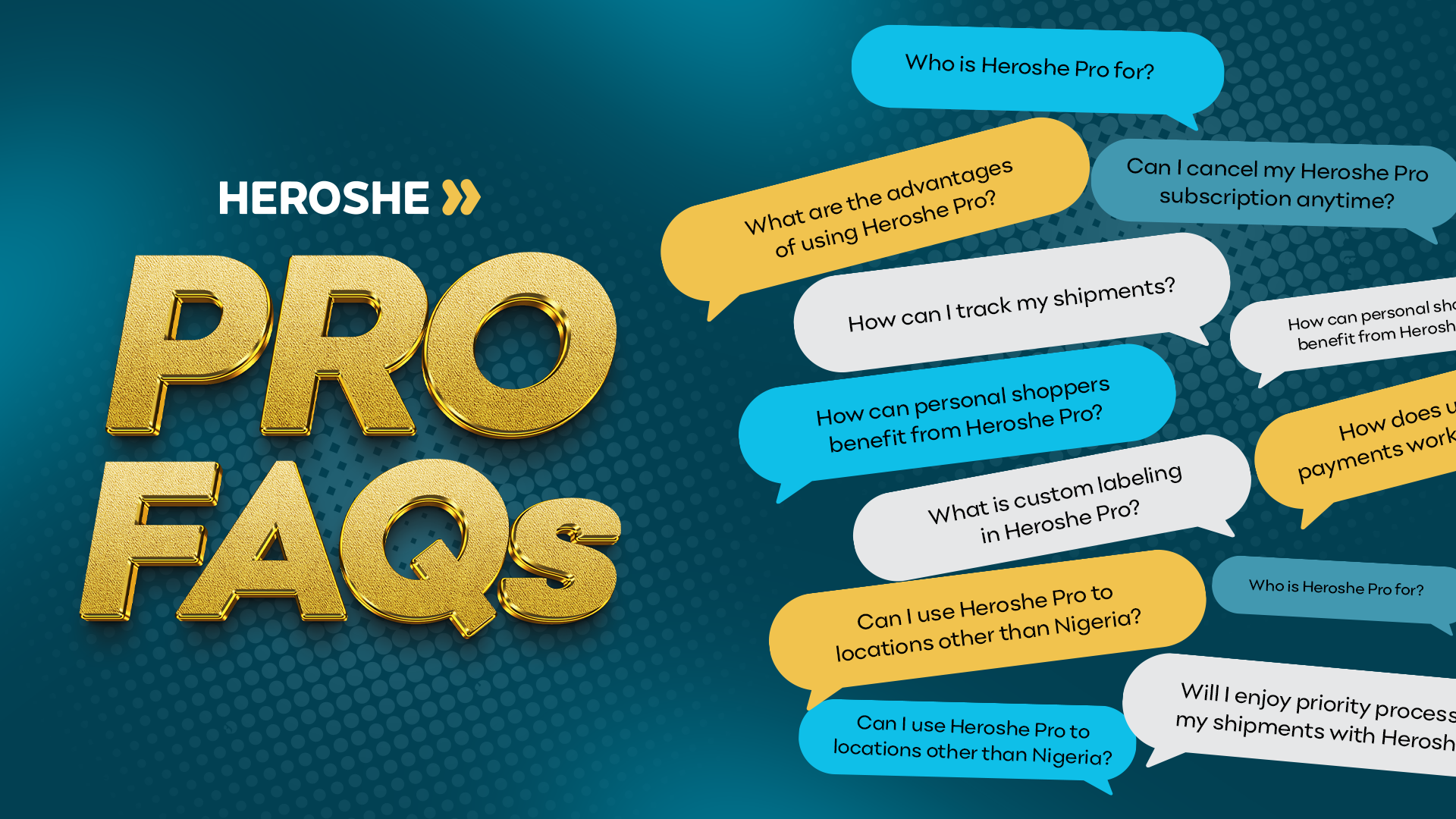 Frequently Asked Questions About Using Heroshe Pro