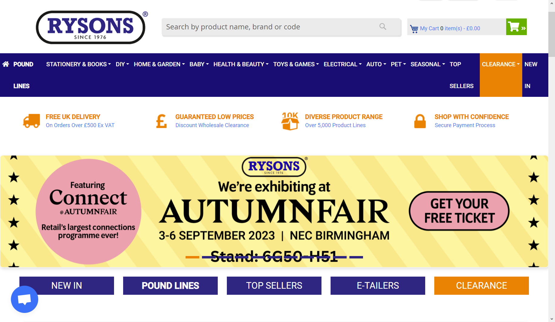 Rysons (one of the best UK wholesale suppliers)