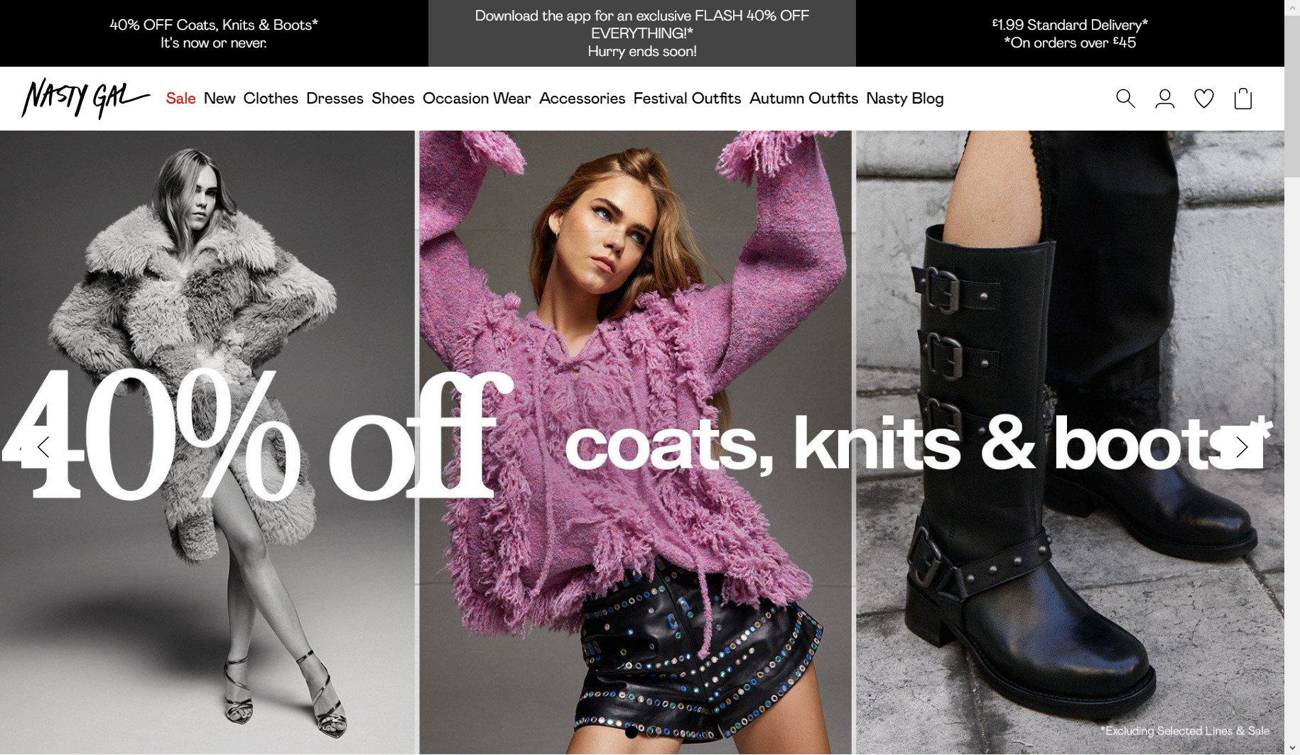 Image of NastyGal. One of the best ASOS alternatives. 