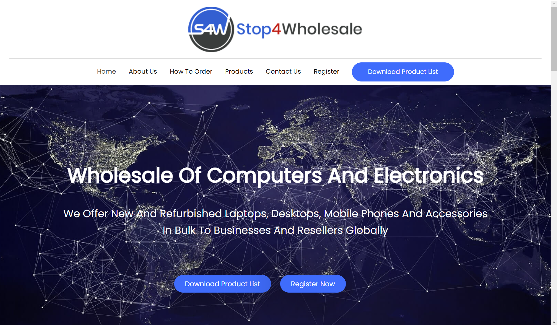 Stop4Wholesale, a top Laptop Supplier in the USA