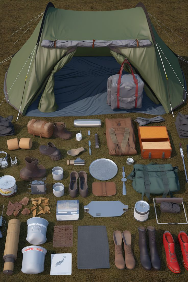 Complete camping gear