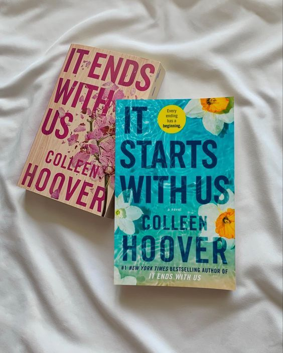 Picture of the books it starts with us and it ends with us by Colleen Hoover