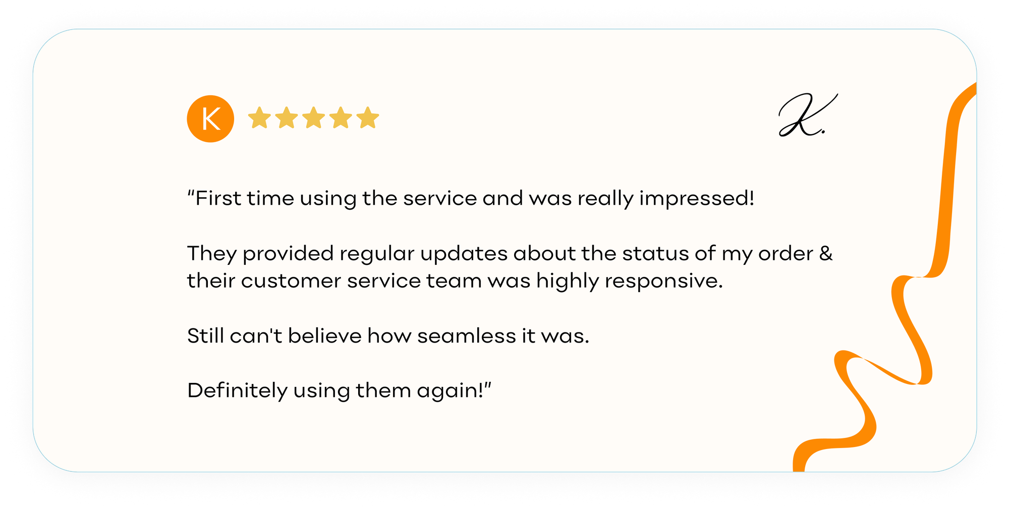 Customer review on Heroshe's service