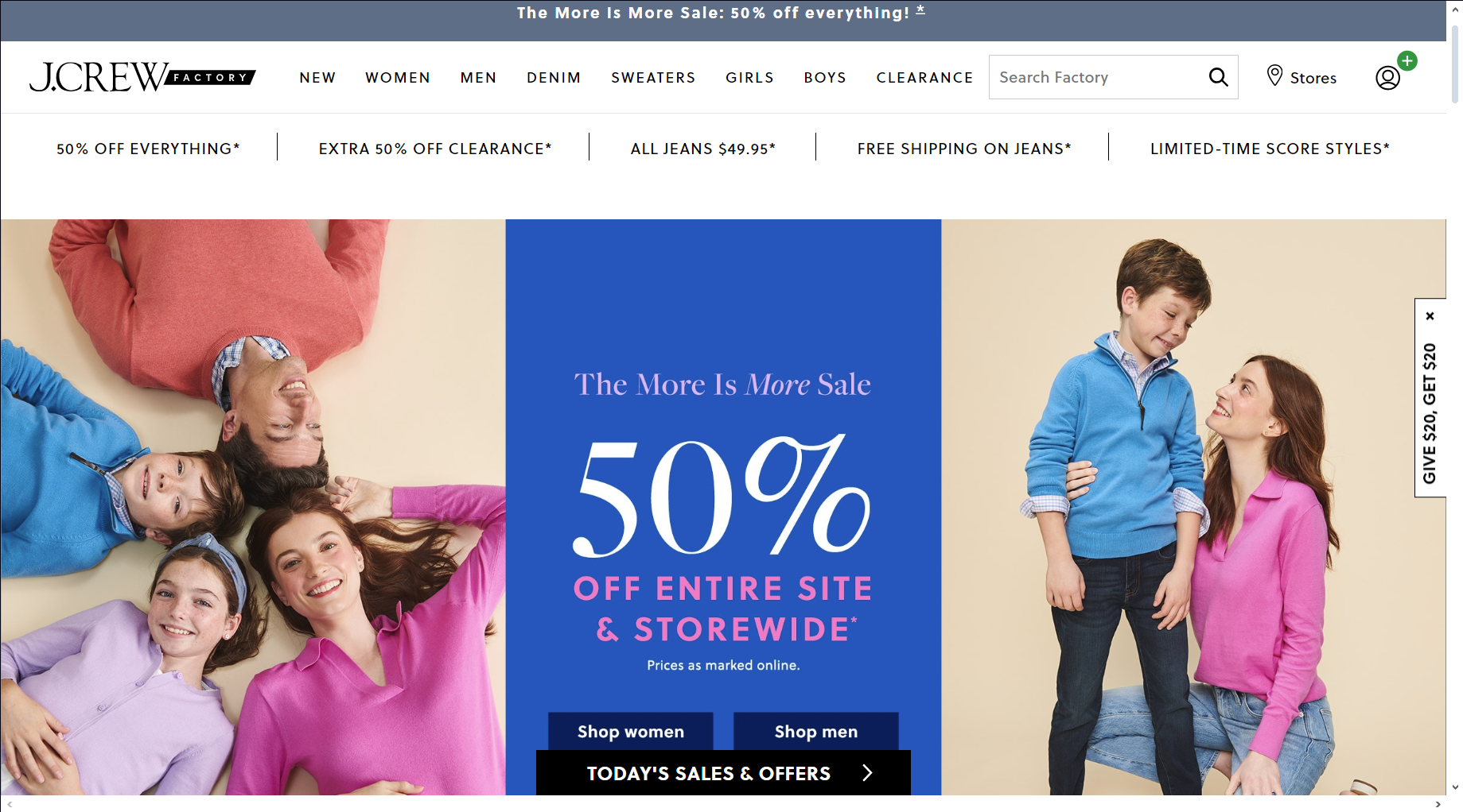 Visit J. Crew Factory for Awesome Valentine’s Day Deals