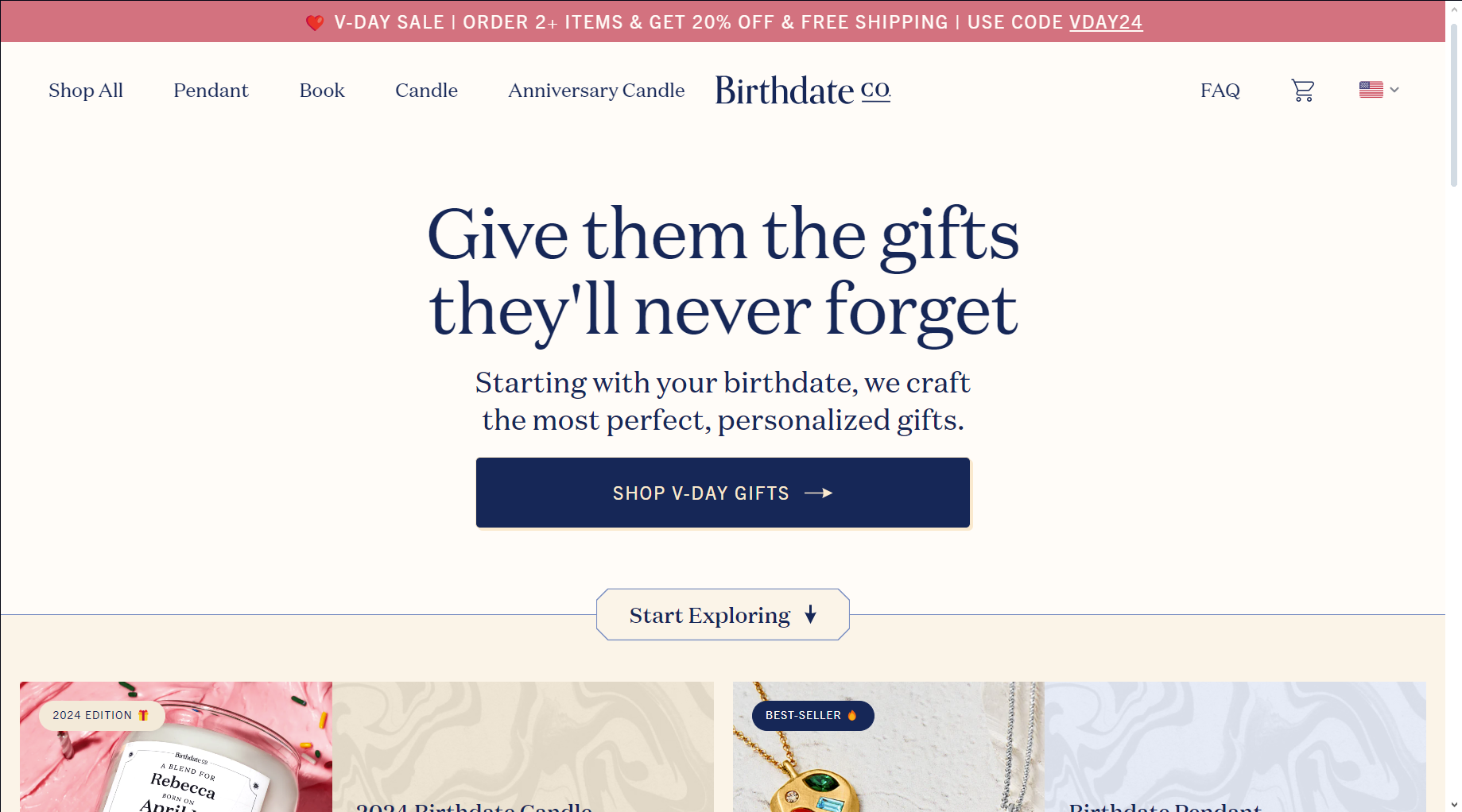 Visit Birthdate Co for Awesome Valentine’s Day Deals