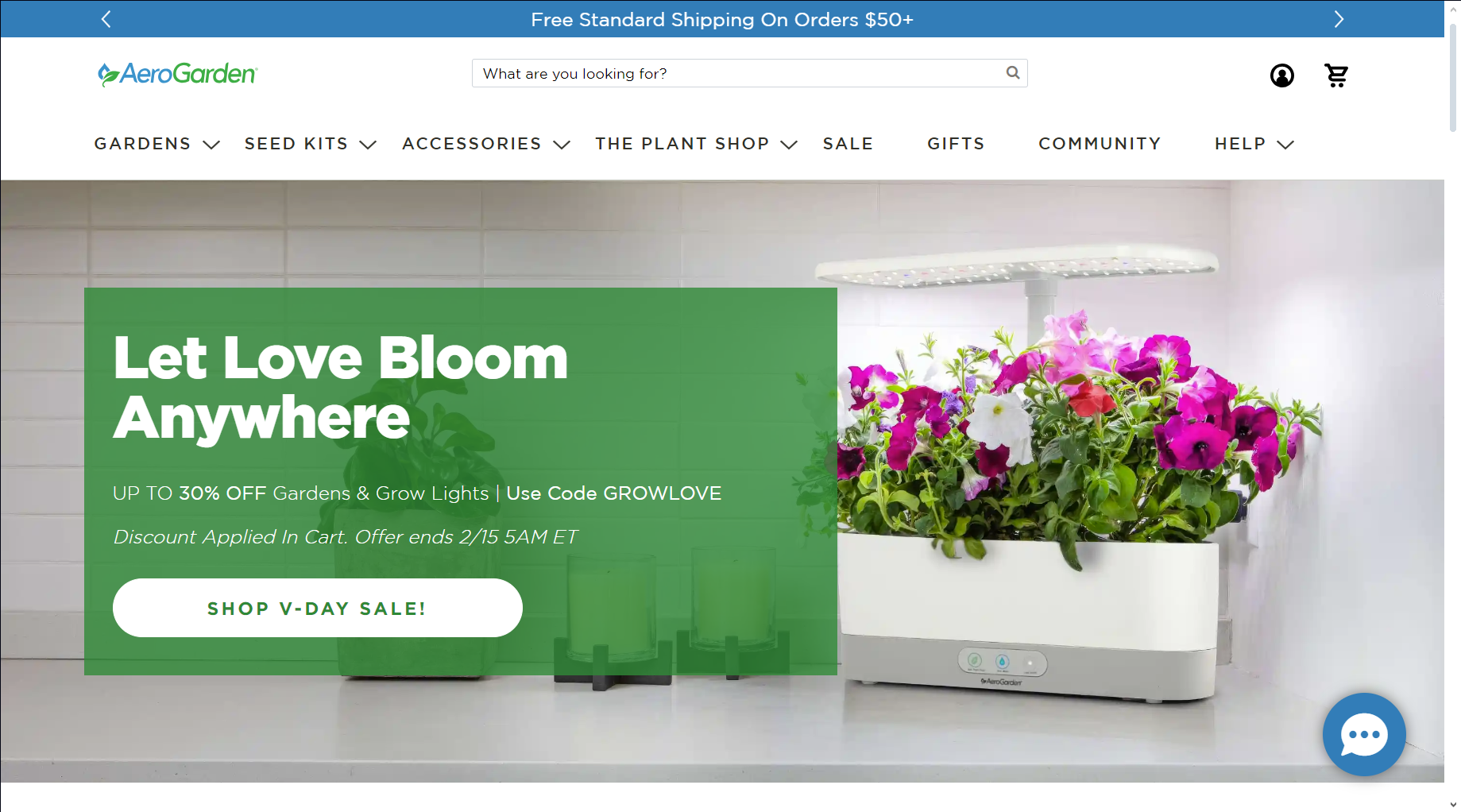 Visit Aerogarden for Awesome Valentine’s Day Deals