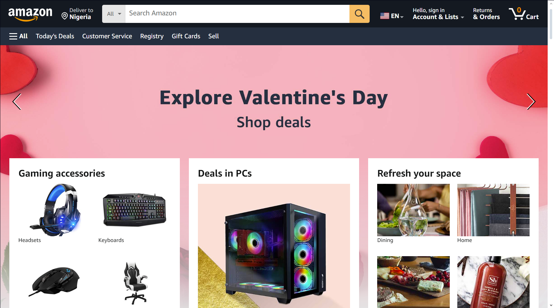 Visit Amazon for Awesome Valentine’s Day Deals