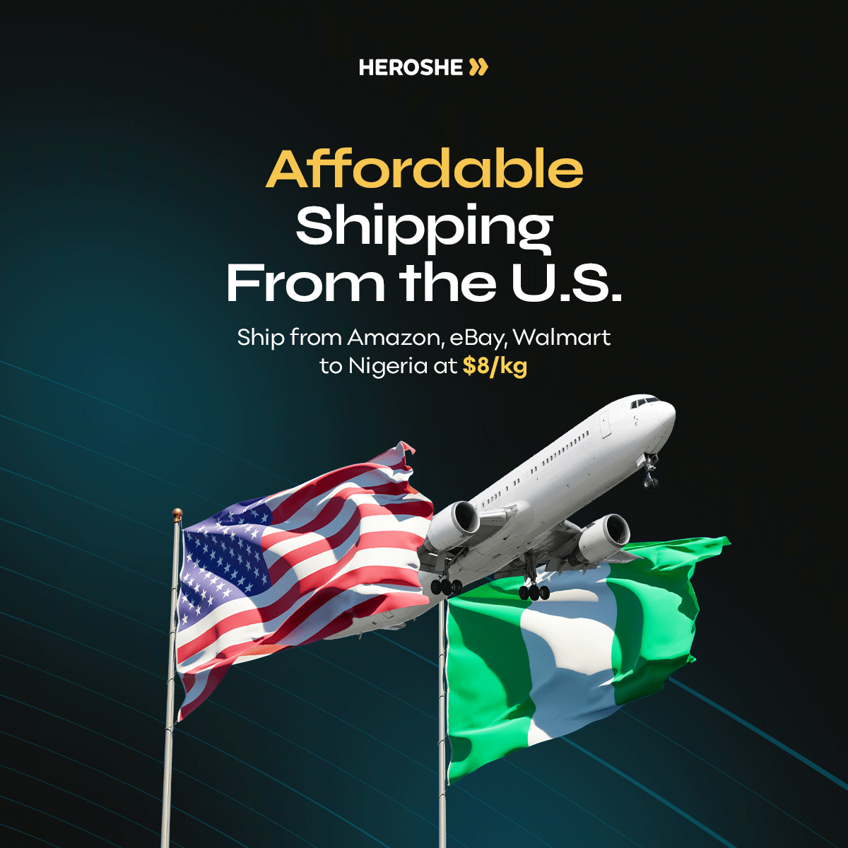 Affordable shipping from the U.S . to Nigeria